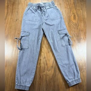 Women's Stylish Gray Cargo Joggers